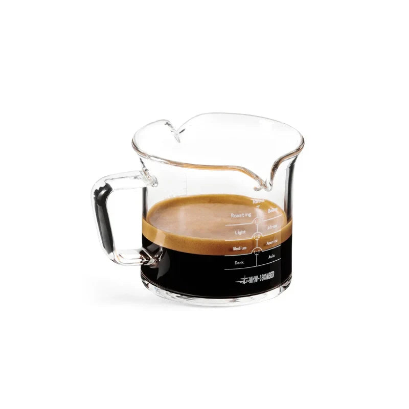 MHW-3BOMBER Glass Measuring Cup Double Spout 120ml