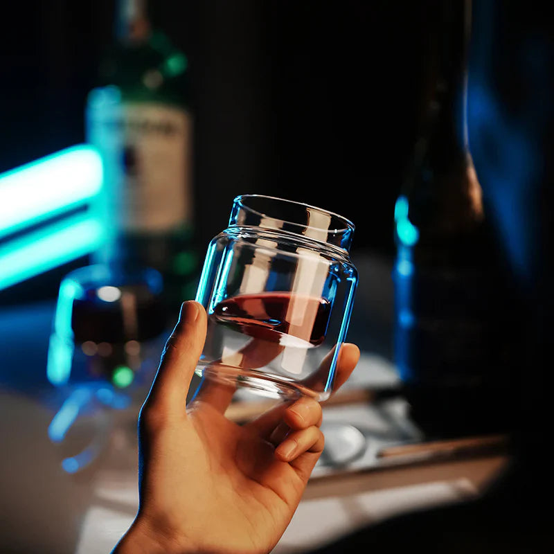 MHW-3BOMBER DW Series Glass Cup Black