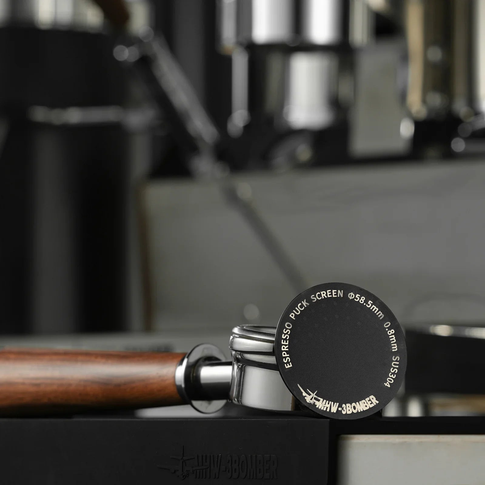 MHW-3BOMBER Espresso Puck Screen Titanium 58.5mm