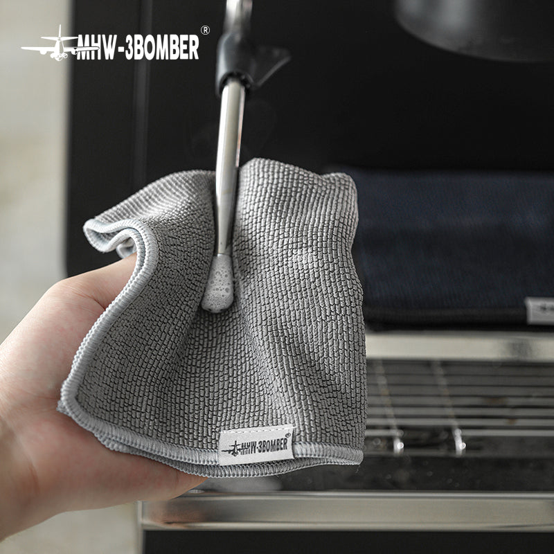 MHW-3BOMBER Four Towels Set 2 grey + 2 dark blue
