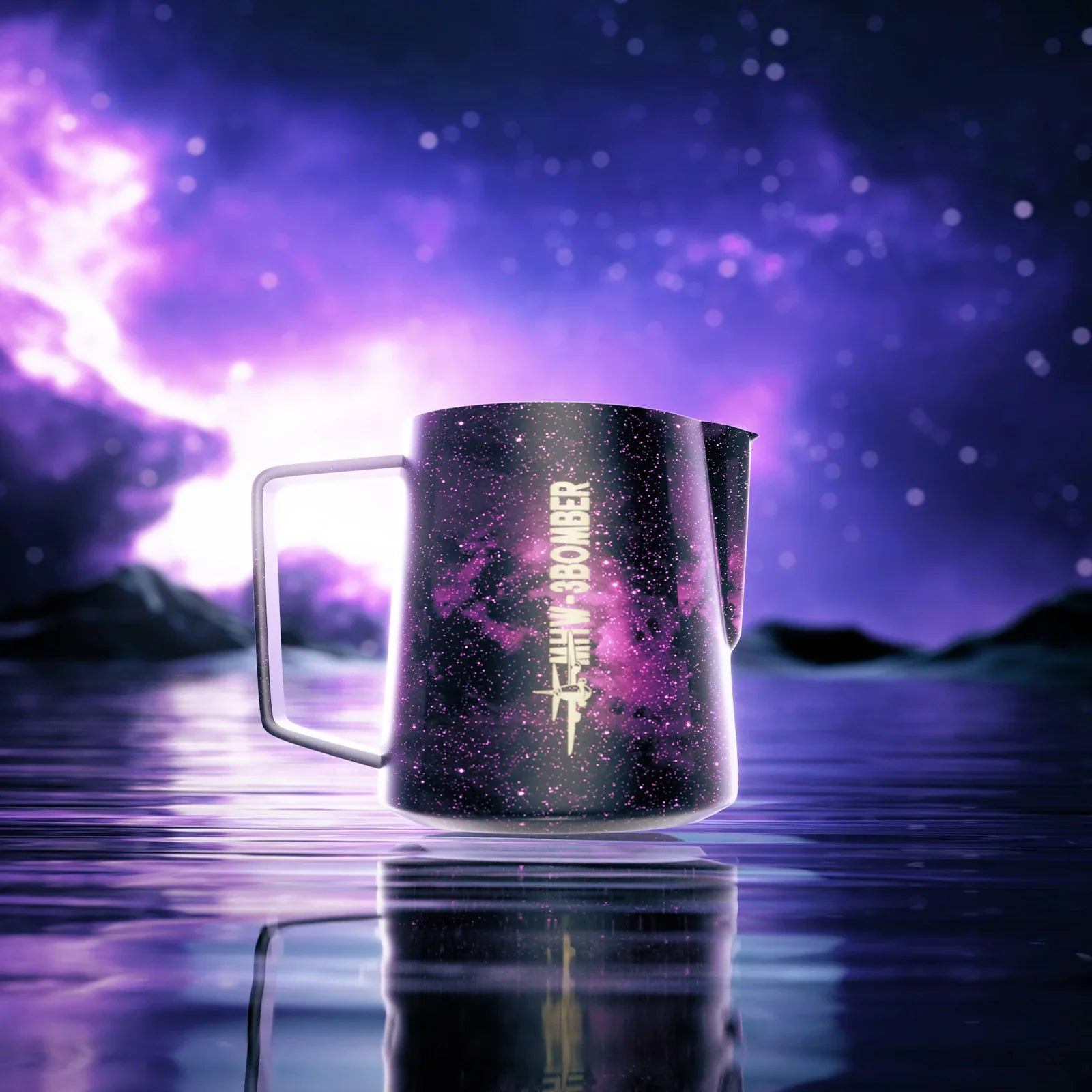 MHW-3BOMBER Milk Pitcher 3.0 Round Spout Purple
