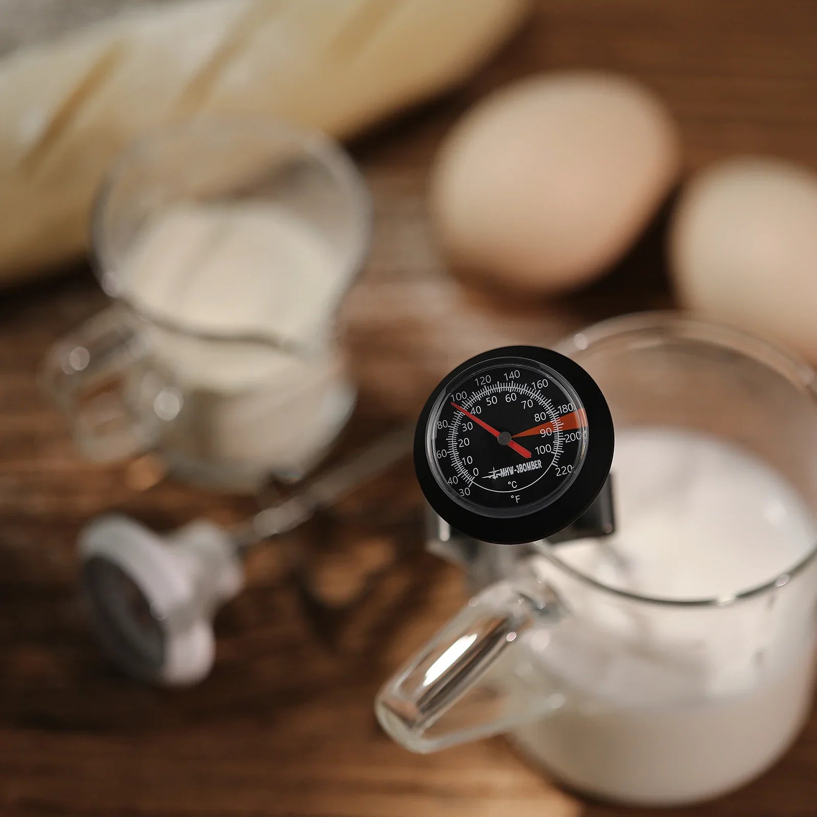 MHW-3BOMBER 0 to 100℃ Dial Thermometer - Black