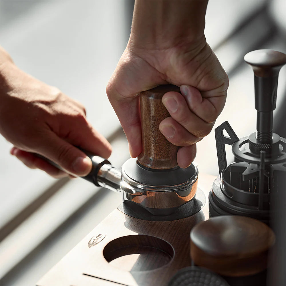 IKAPE V3 Calibrated Coffee Tamper (Wooden Handle)