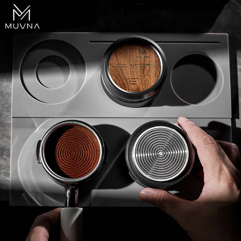 MUVNA Solid Wood Gravity Tamper