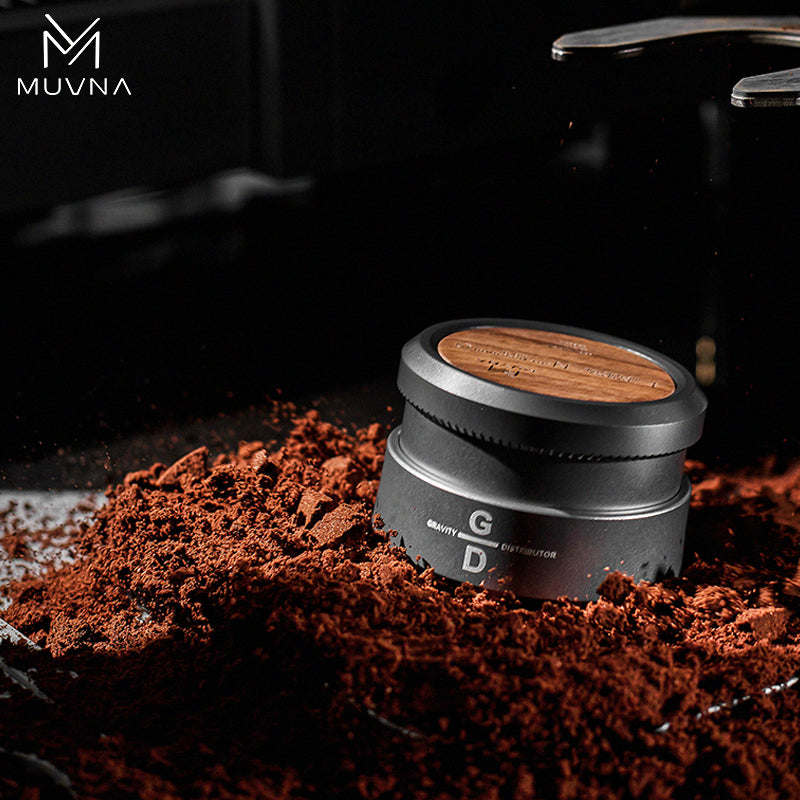MUVNA Solid Wood Gravity Tamper