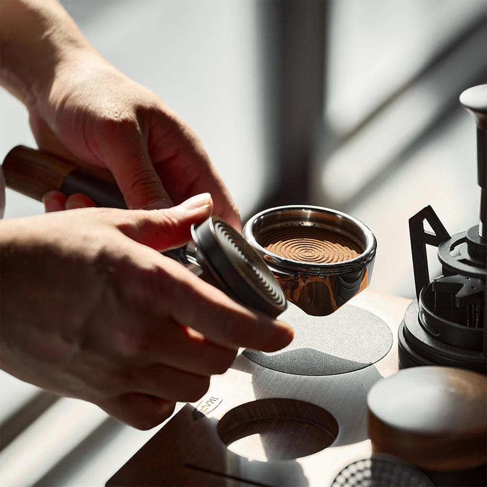 IKAPE V3 Calibrated Coffee Tamper (Wooden Handle)