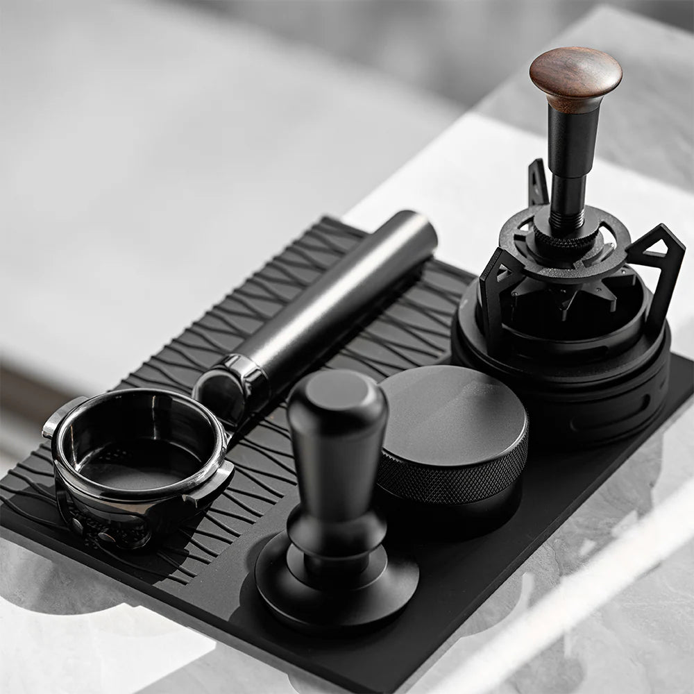 IKAPE Flat-bottom Bottomless Portafilter with Precision Basket - KKLUO