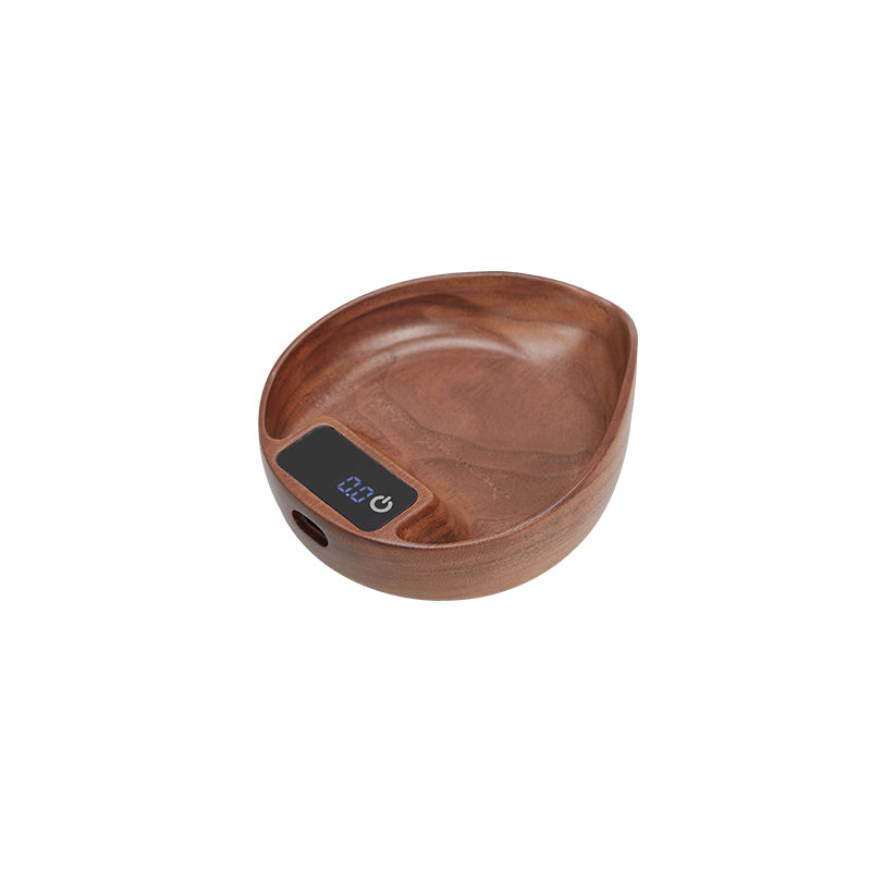 MUVNA Electronic Scale for Coffee Beans Walnut