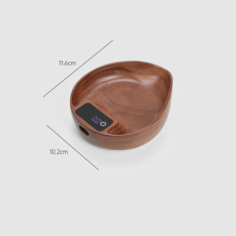 MUVNA Electronic Scale for Coffee Beans Walnut