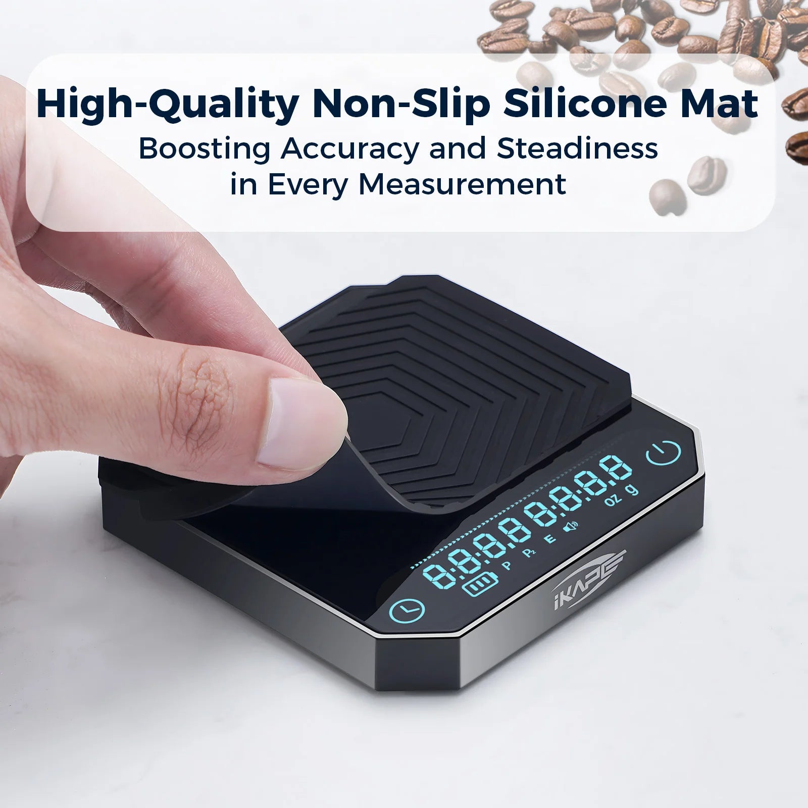 IKAPE Metal Smart Palm Electronic Coffee Scale -V3